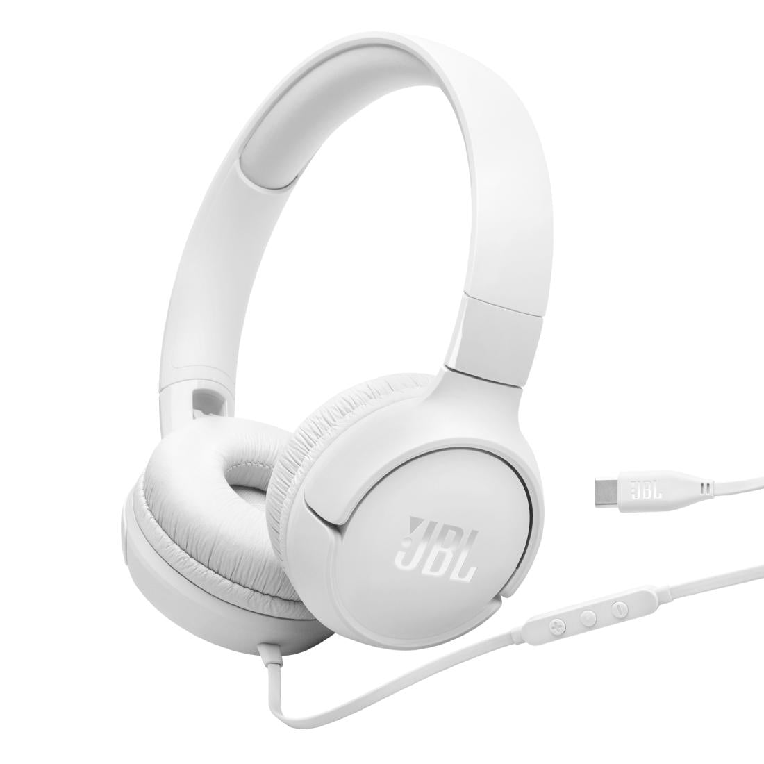 AUDIFONOS DIADEMA JBL ON EAR TUNE 520C BLANCO USB/C