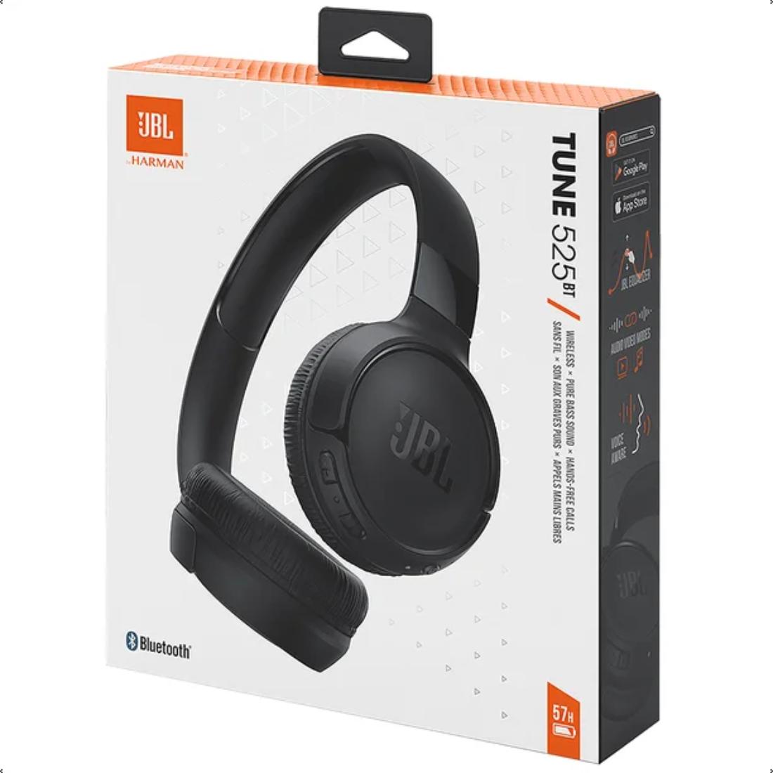 AUDIFONOS DIADEMA JBL TUNE 525 BLACK 57HRS