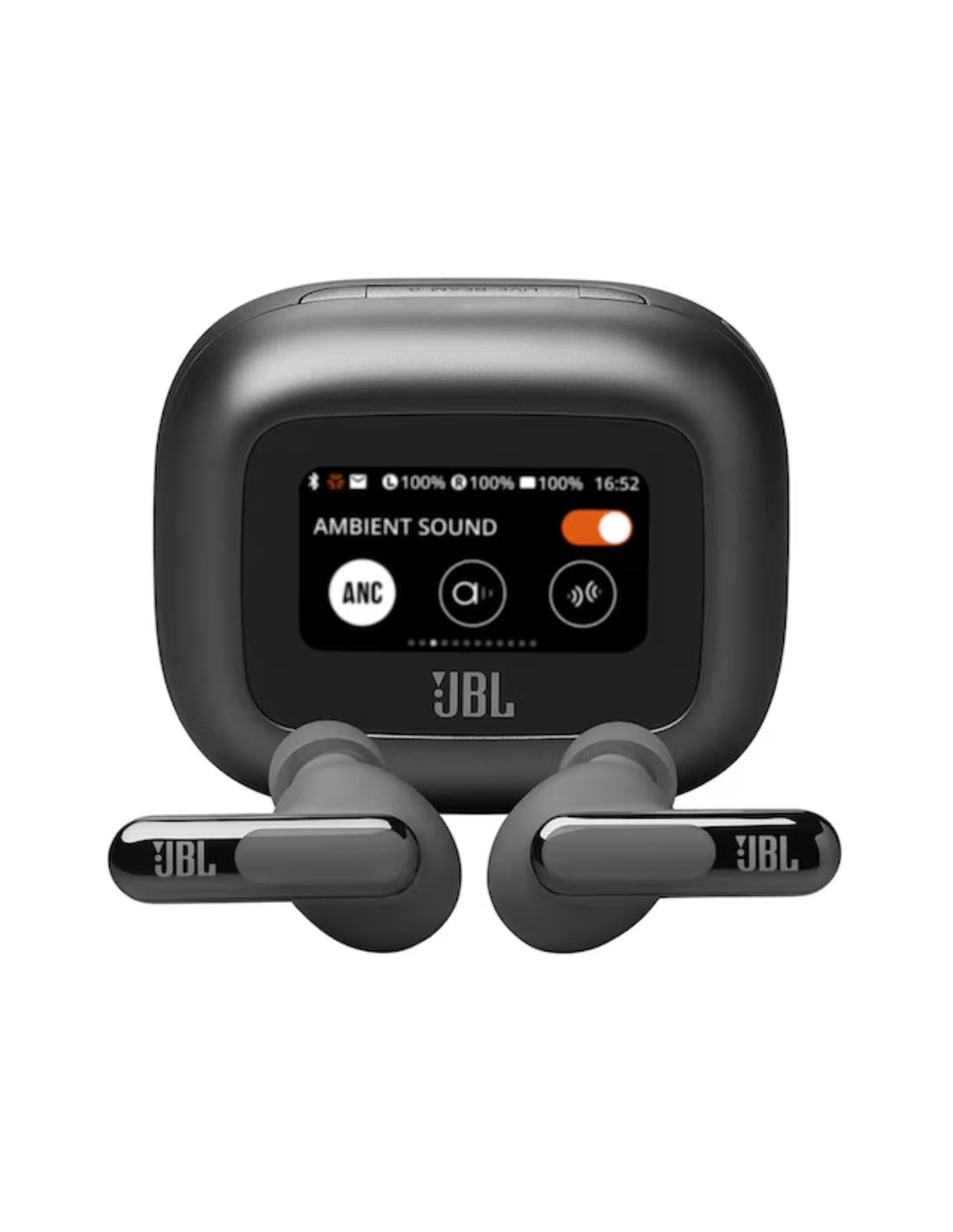 AUDIFONOS JBL LIVE BEAMS 3 PANTALLA BLACK 40H CANCELACION DE RUIDO IP55