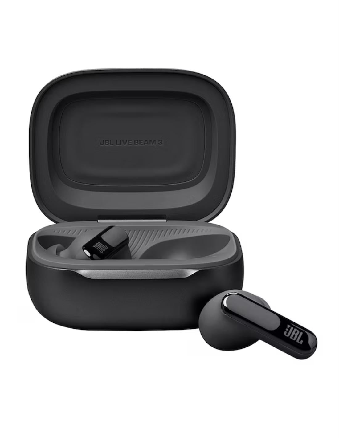 AUDIFONOS JBL LIVE BEAMS 3 PANTALLA BLACK 40H CANCELACION DE RUIDO IP55