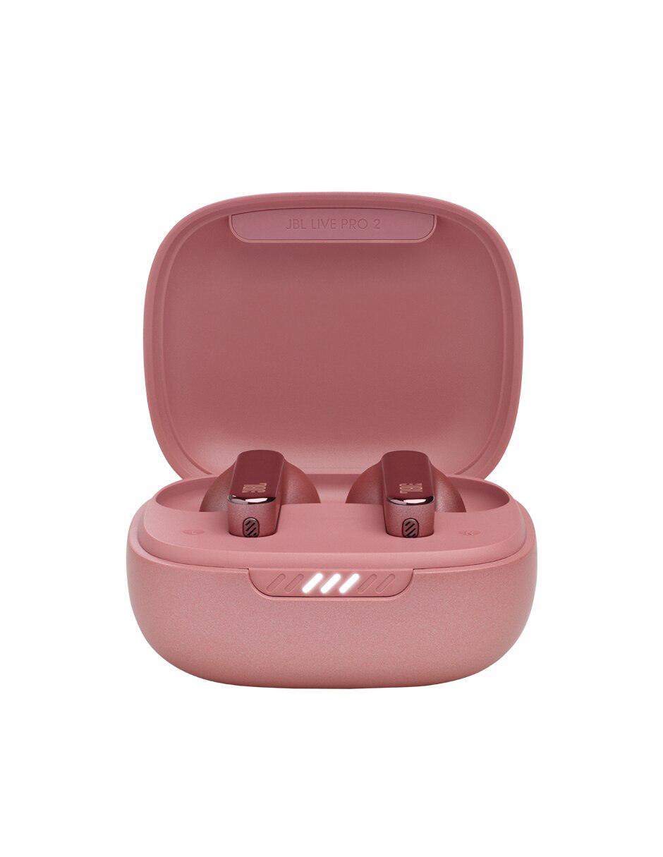 AUDIFONOS JBL TWS LIVEPRO2 ROSA 40 HRS DE CARGA/10HRS REP