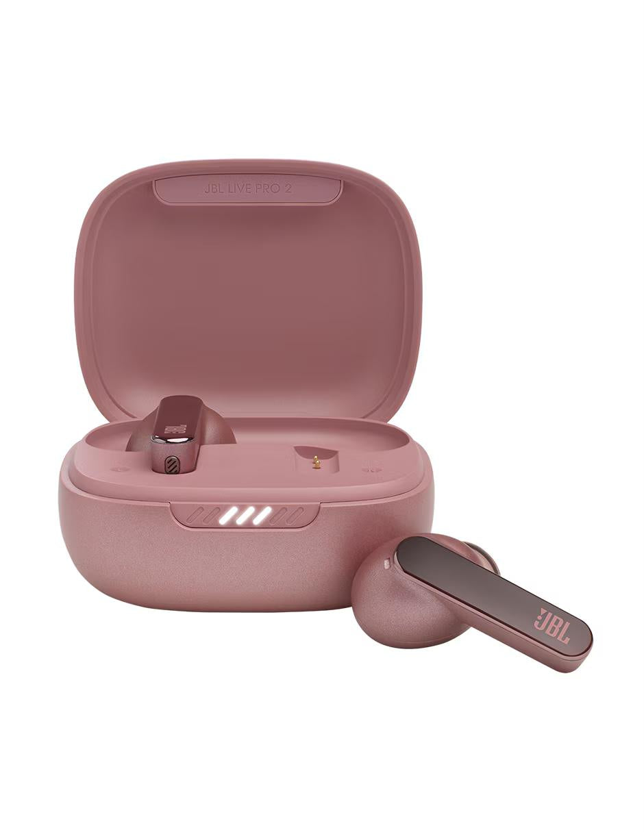 AUDIFONOS JBL TWS LIVEPRO2 ROSA 40 HRS DE CARGA/10HRS REP