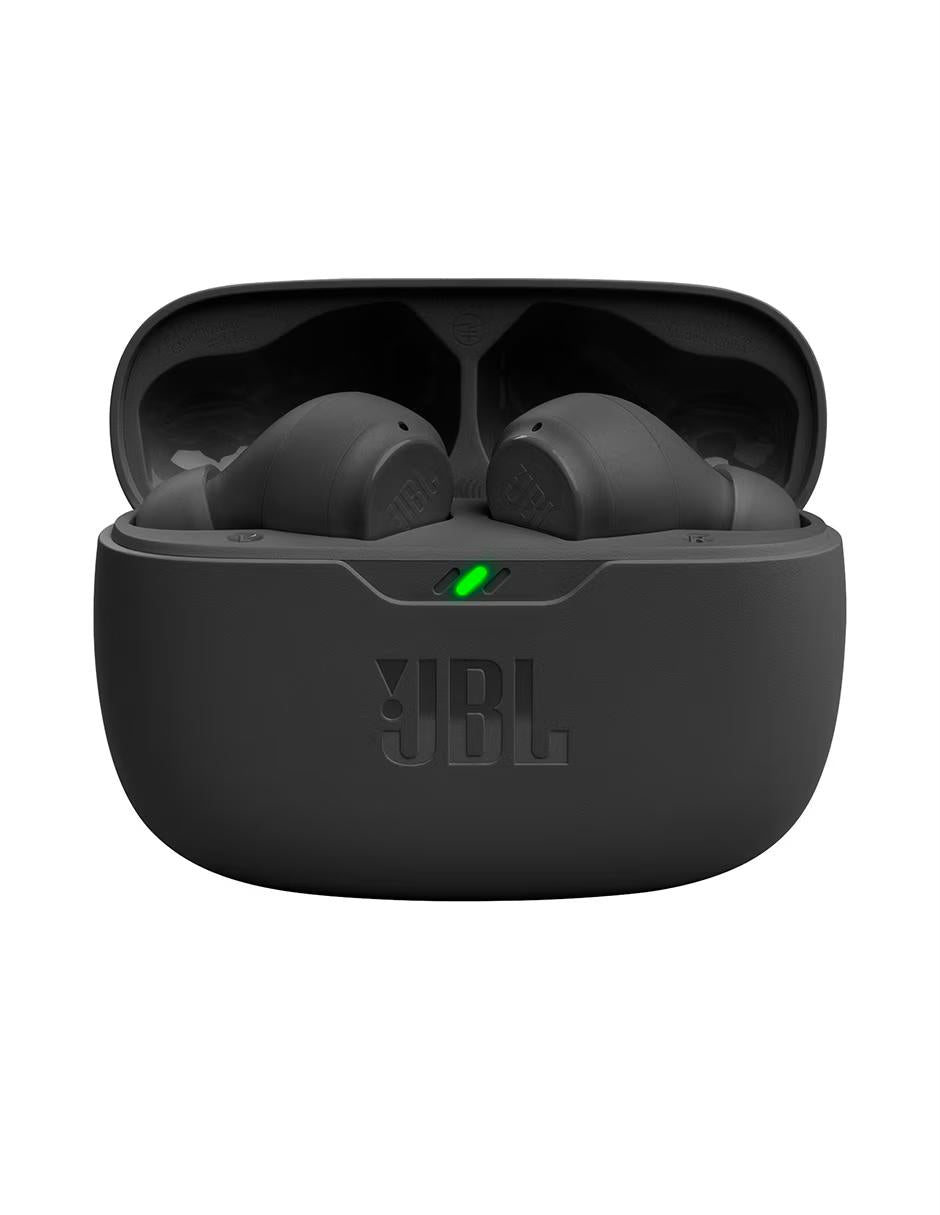 AUDIFONOS JBL TWS VIBE BEAM BLACK 24HRS DE CARGA/8HRS REP