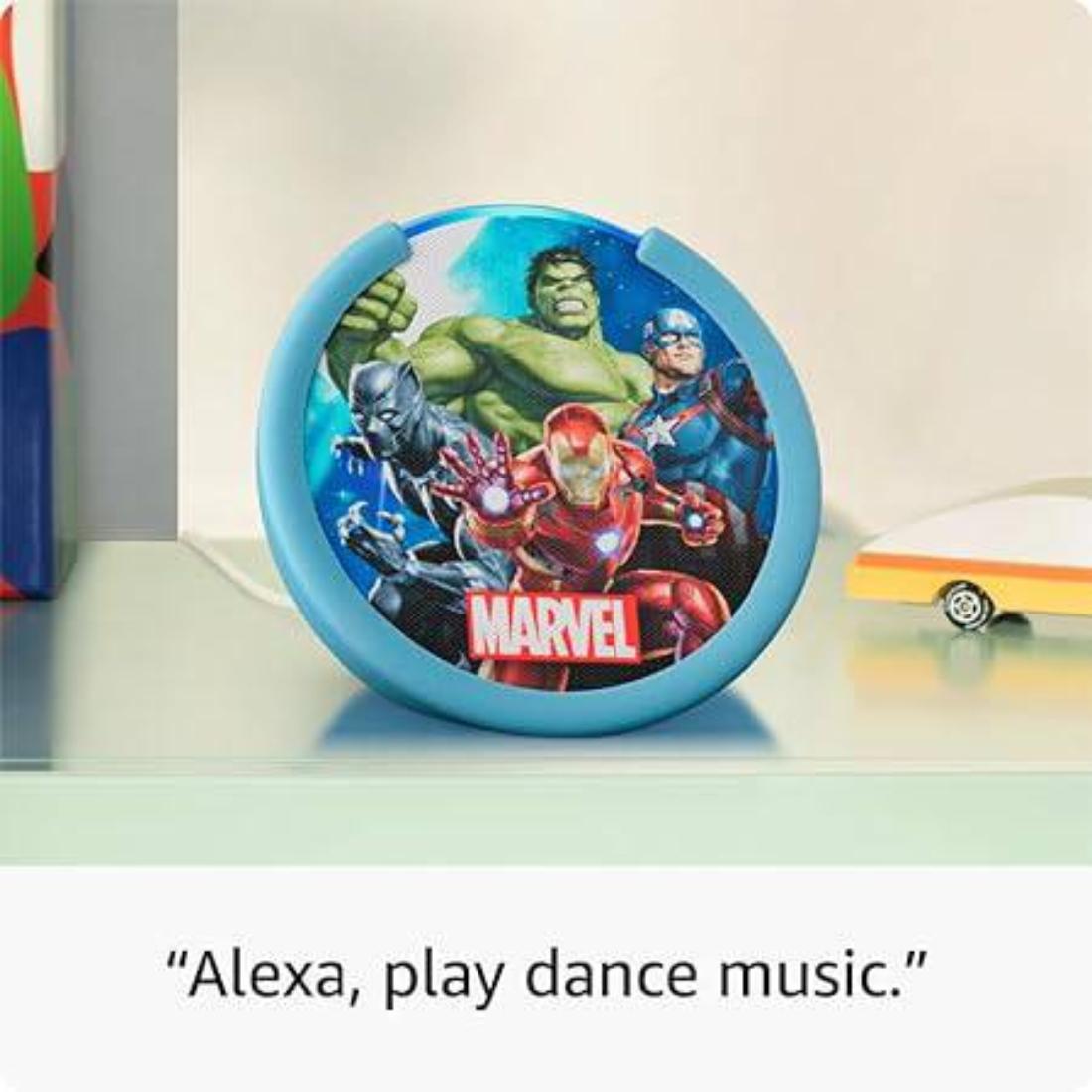 Bocina Alexa Echo Pop Marvel Héroes