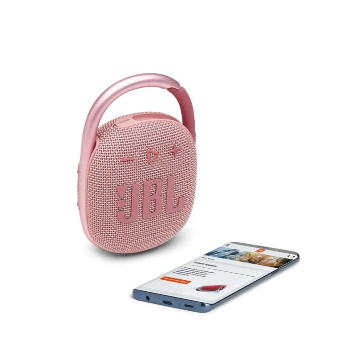 BOCINA JBL CLIP4 BLUETOOTH PINK 10h