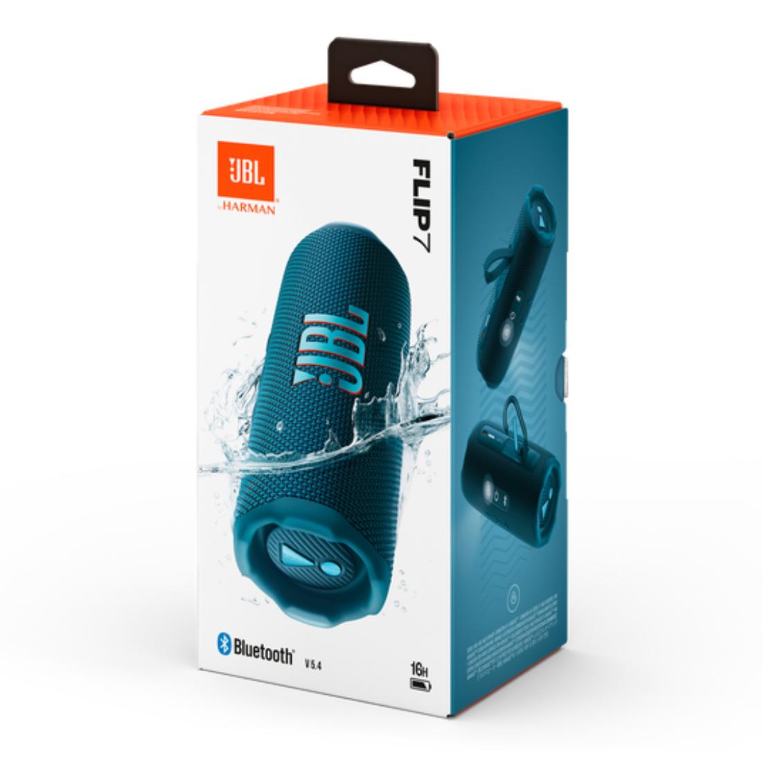 BOCINA JBL FLIP 7 WATERPROOF AZUL 16h
