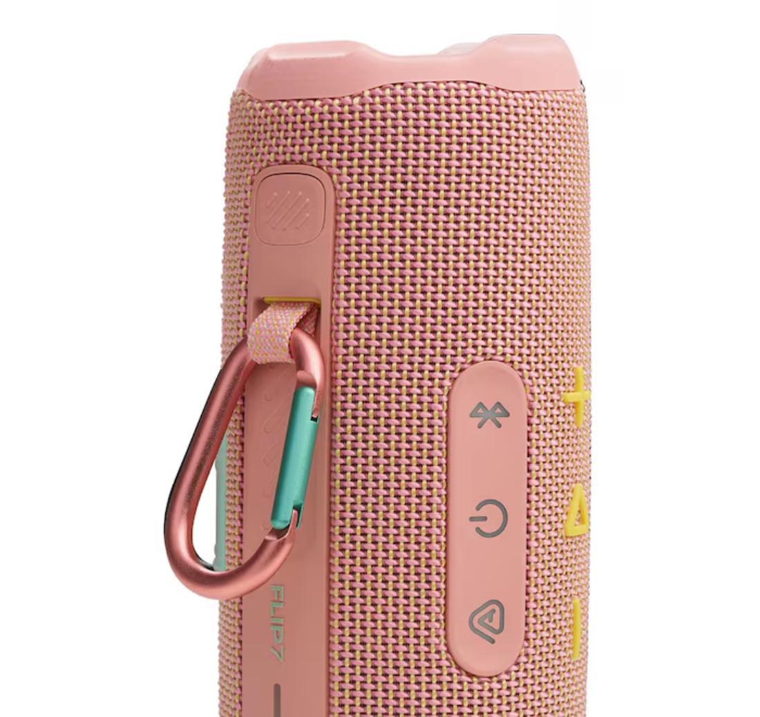 BOCINA JBL FLIP 7 WATERPROOF PINK 16h