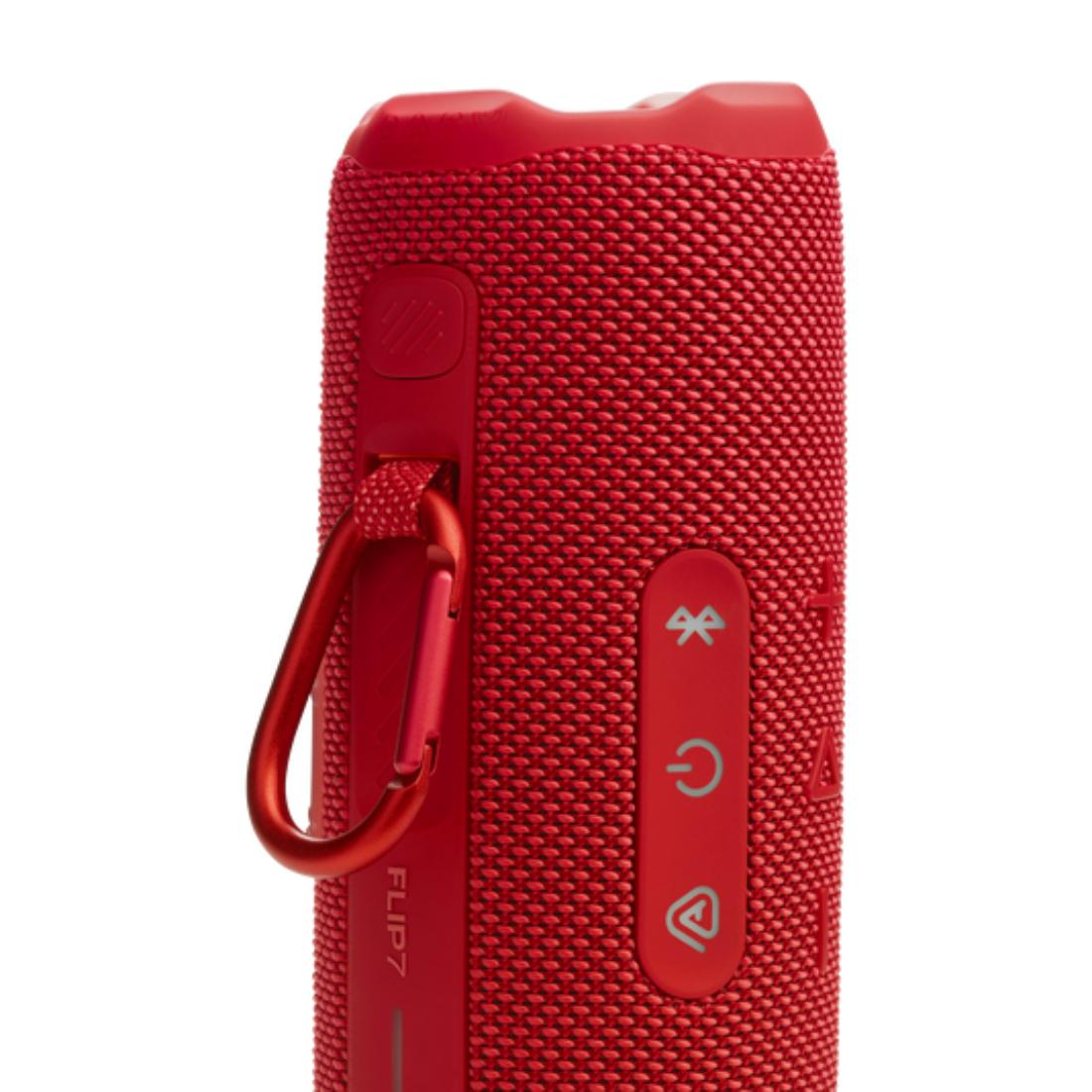 BOCINA JBL FLIP 7 WATERPROOF ROJO 16h