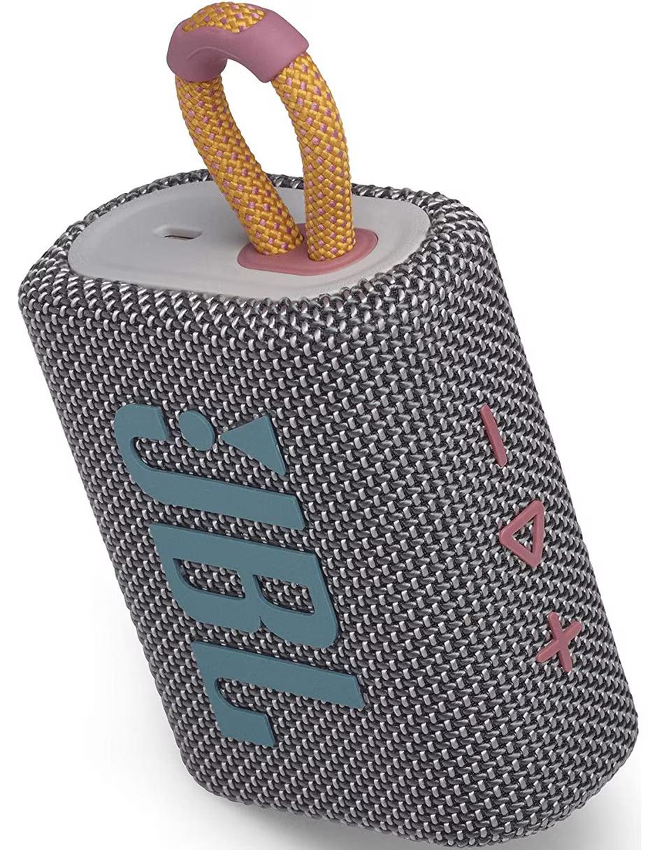 BOCINA JBL GO-3 PORTABLE GREY 5h