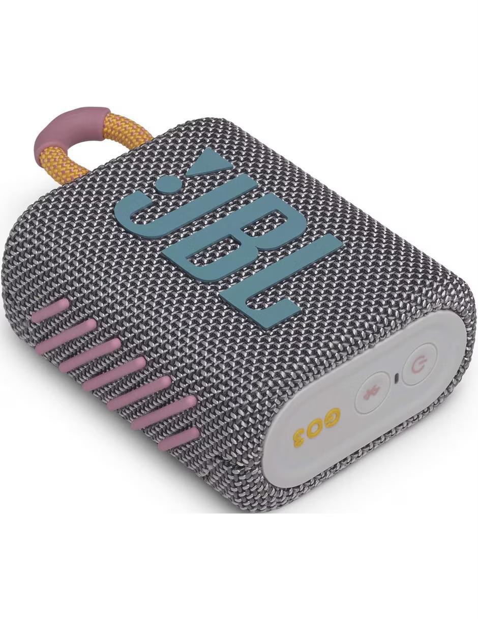BOCINA JBL GO-3 PORTABLE GREY 5h