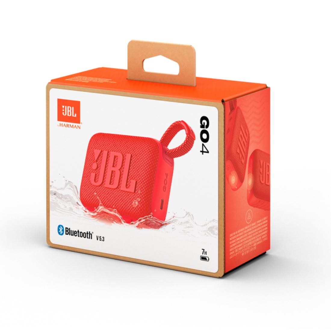 BOCINA JBL GO-4 PORTABLE RED 5h
