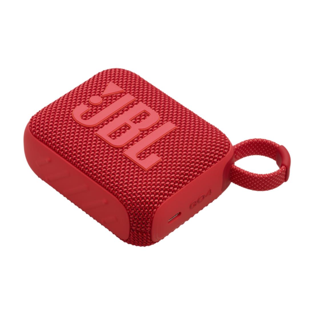 BOCINA JBL GO-4 PORTABLE RED 5h