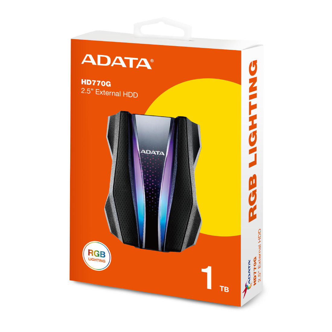 DISCO DURO ADATA 770G RGB 1TB NEGRO