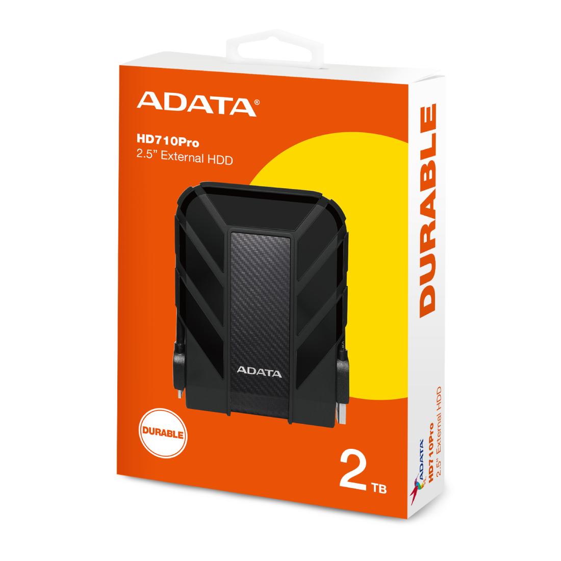 DISCO DURO EXTERNO ADATA HD710 2TB Negro