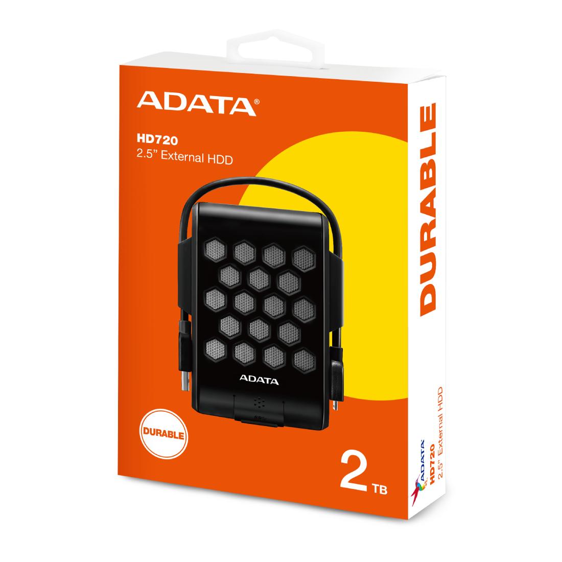 DISCO DURO ADATA HD720 PRO 2TB 3.1 Negro
