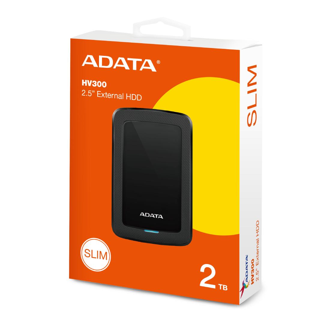 DISCO DURO ADATA HV300 2TB 3.2 Negro