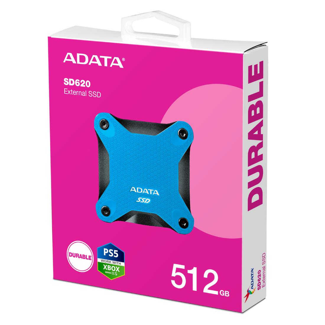 DISCO SSD ADATA EXTERNO SD620 AZUL 512GB