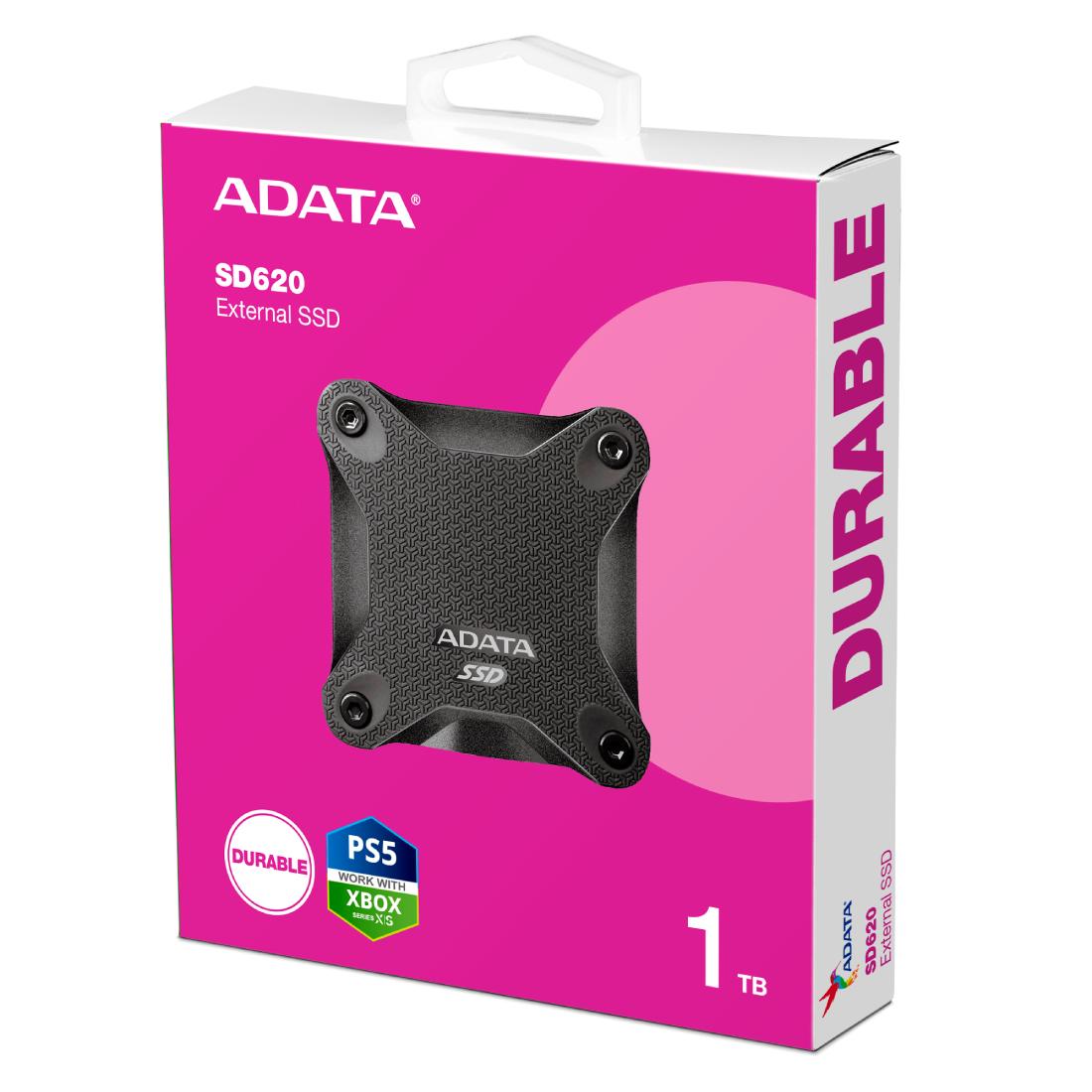 DISCO SSD ADATA EXTERNO SD620 NEGRO 1TB