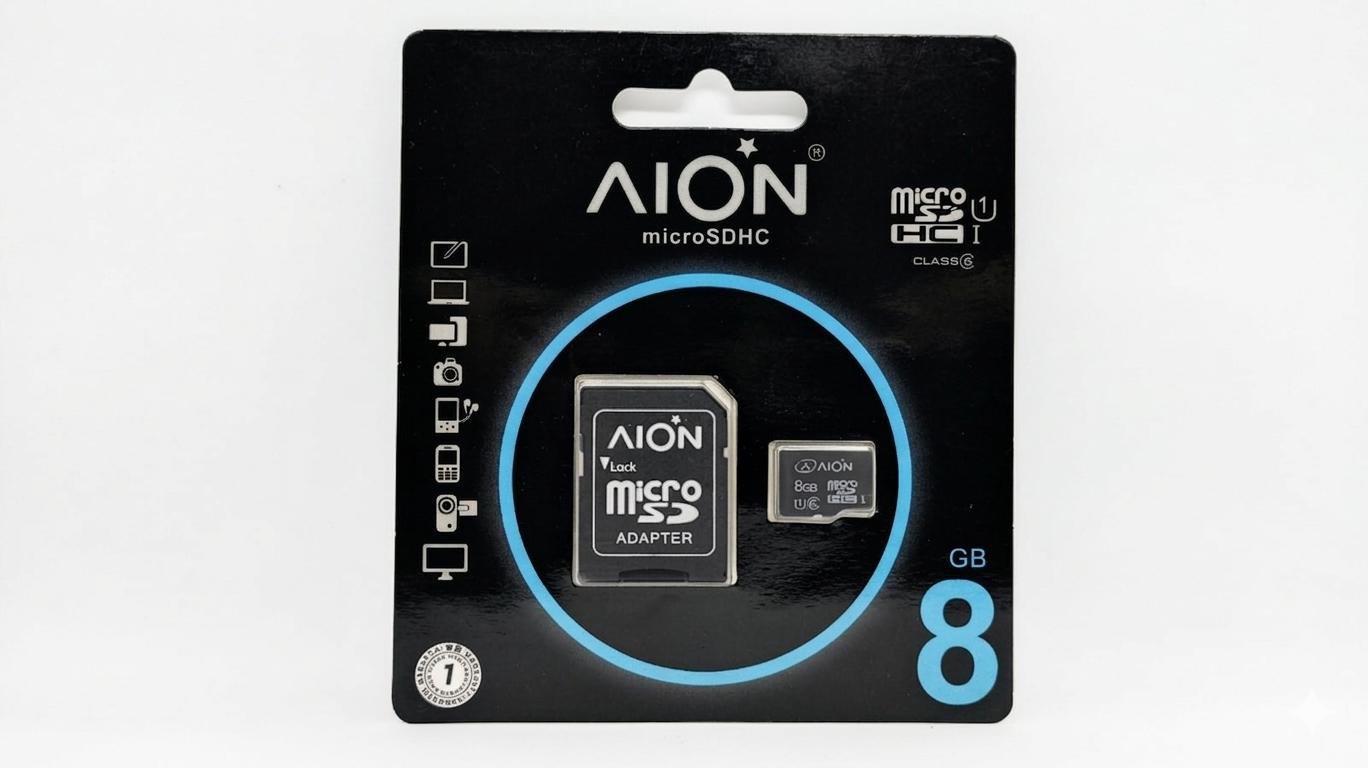 MEMORIA MICRO SD AION 8 GB CL6 C/ ADAPTADOR