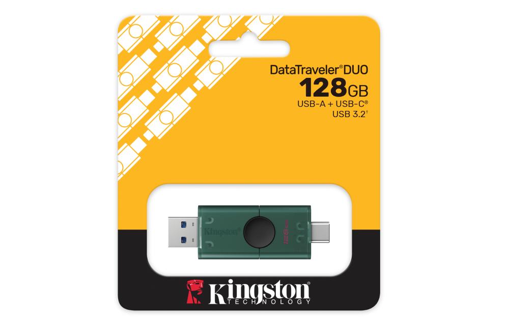 KINGSTON USB 128GB DATA TRAVELER DUO TIPO A/C 3.2