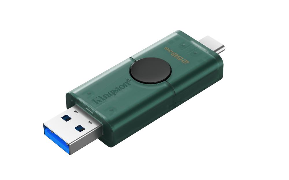 KINGSTON USB 256GB DATA TRAVELER DUO TIPO A/C 3.2