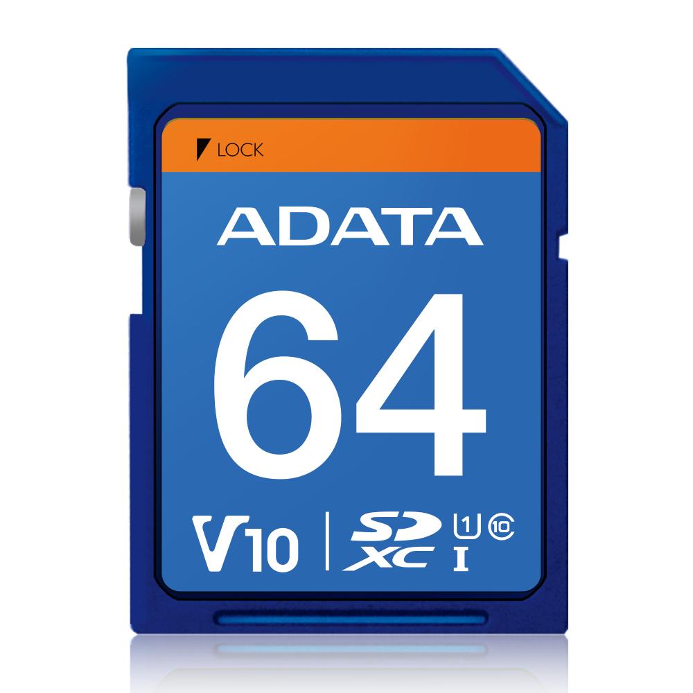 MEMORIA ADATA SD 64GB V10 C10 UHS-1 100MB