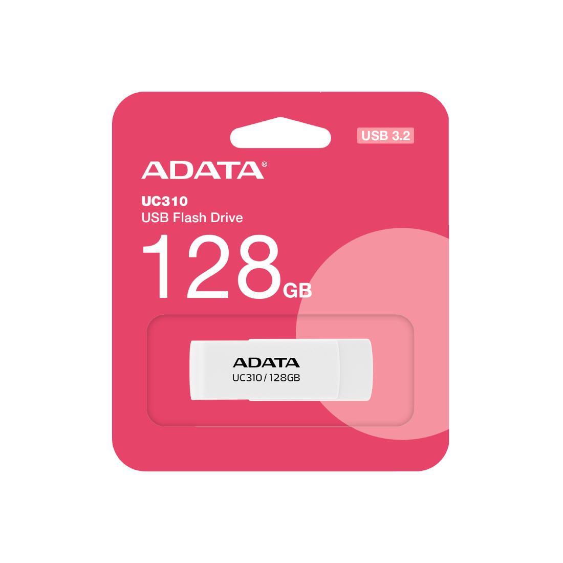 MEMORIA ADATA USB 128 UC310 BLANCO 3.2