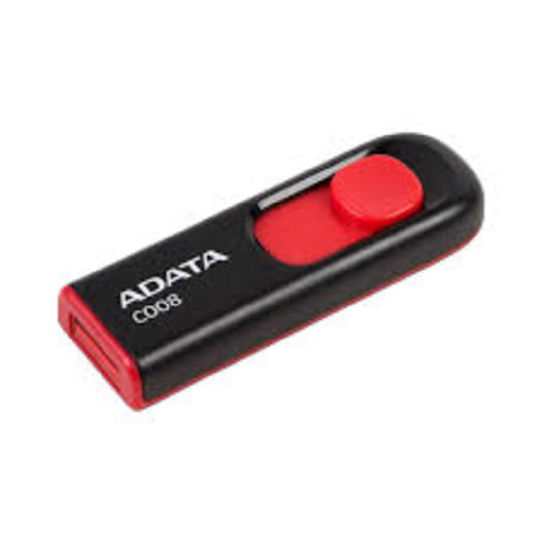 MEMORIA ADATA USB  16GB C008 NEGRO/ROJO