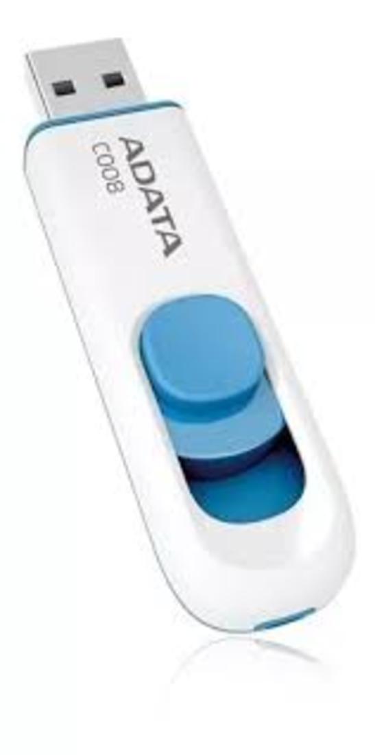 MEMORIA ADATA USB  64GB C008 BLANCO 2.0