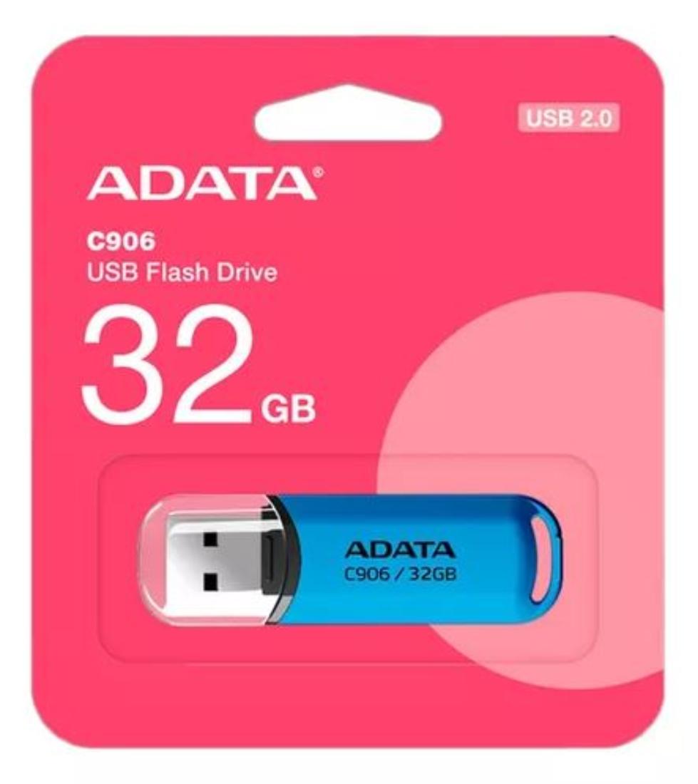 MEMORIA ADATA USB  32GB C906 AZUL