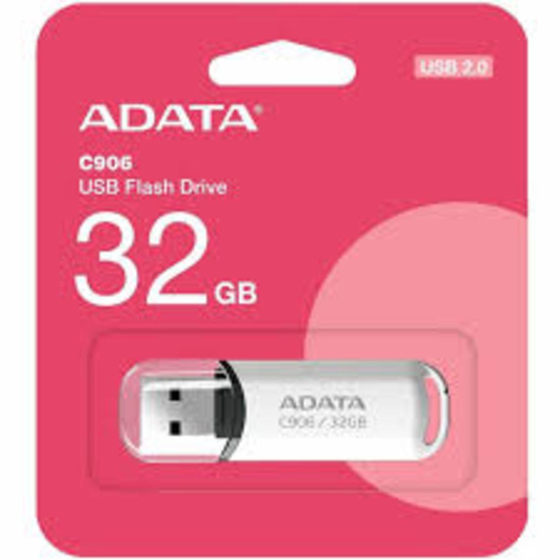 MEMORIA ADATA USB  32GB C906 BLANCO
