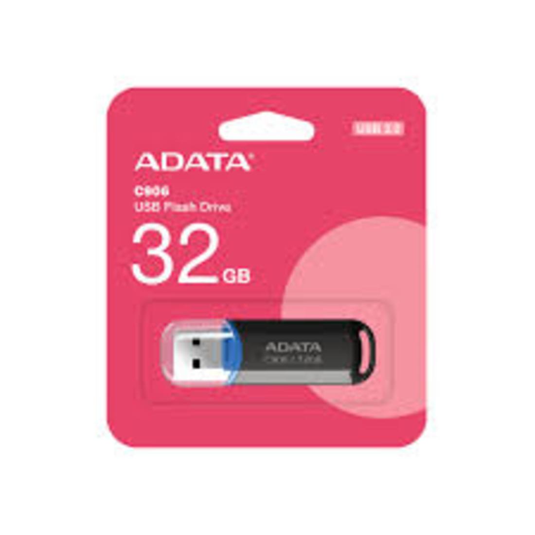 MEMORIA ADATA USB  32GB C906 NEGRO