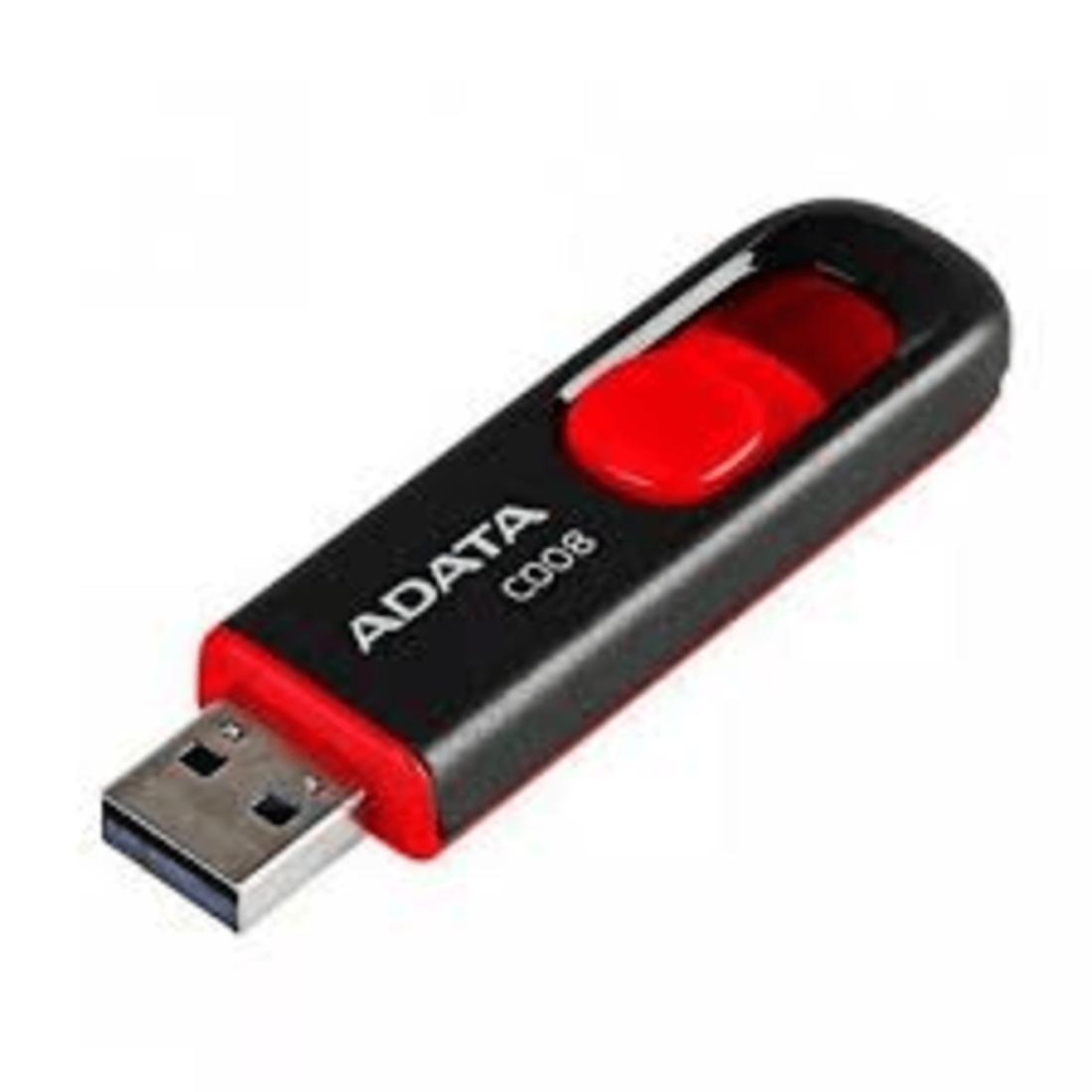 MEMORIA ADATA USB  64GB C008 NEGRO 2.0