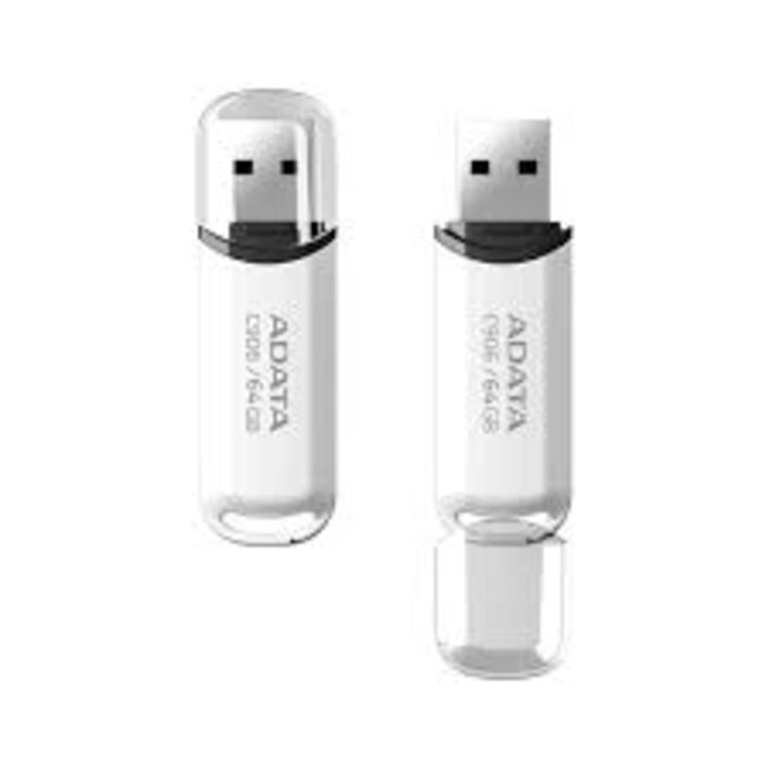 MEMORIA ADATA USB  64GB C906 BLANCO 2.0