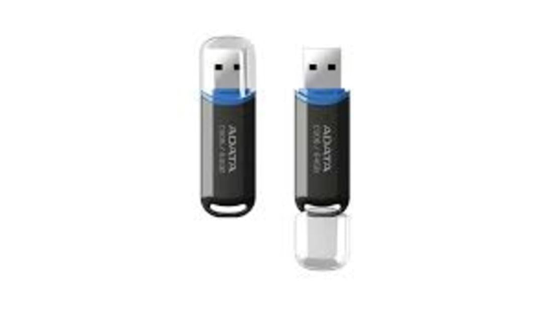MEMORIA ADATA USB  64GB C906 NEGRO 2.0