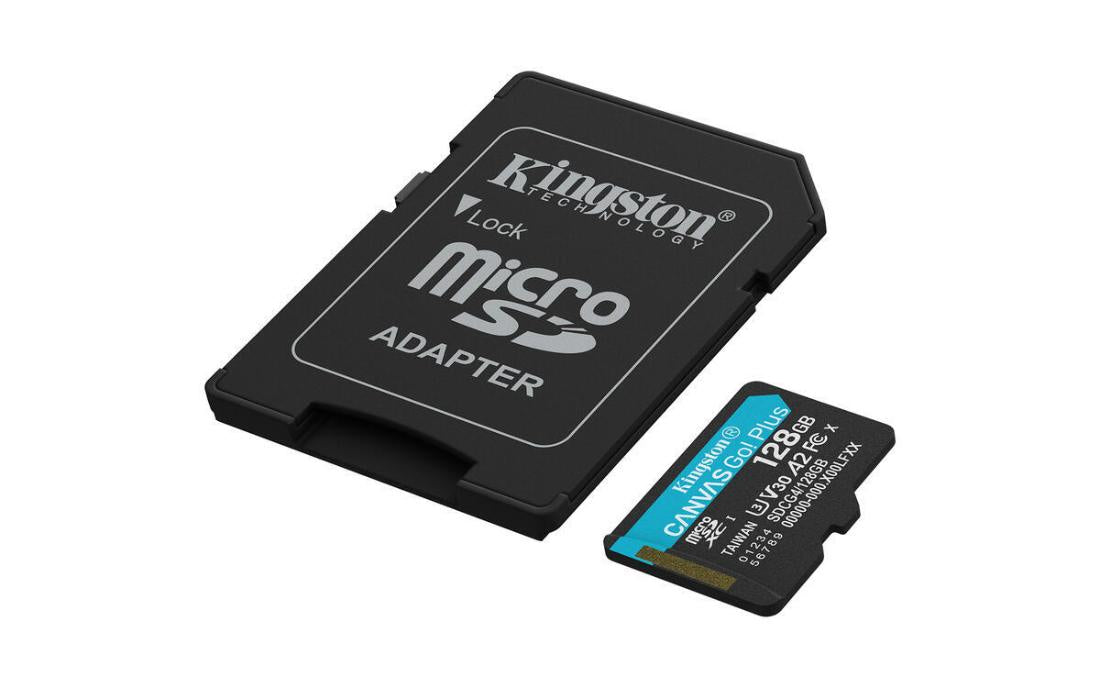 MEMORIA MICRO SD KINGSTON 64GB 4K U3 v30 A2 200MBS