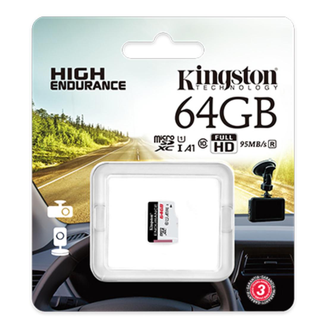 MEMORIA KINGSTON MICRO SD 64GB HIGH-ENDURANCE
