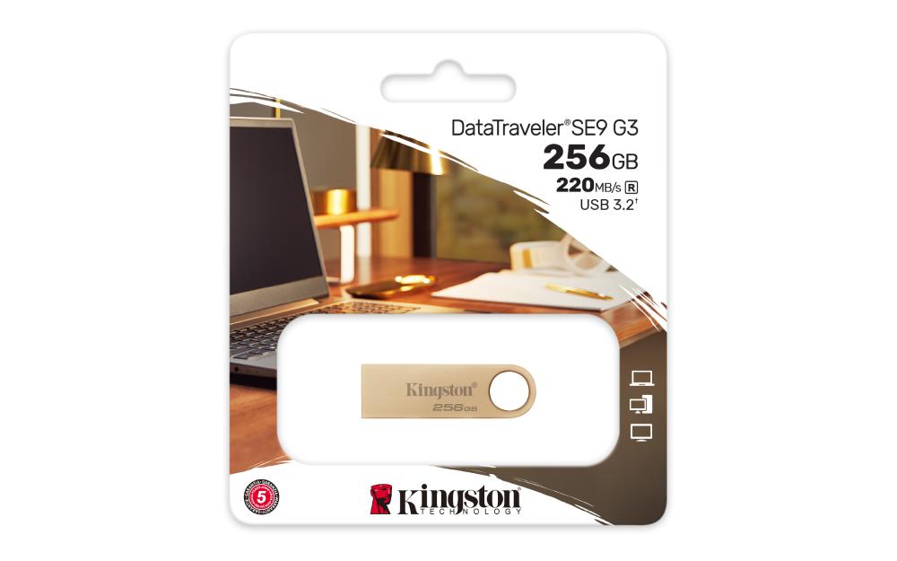 MEMORIA KINGSTON SE9 G3 256GB 3.2 200/100 SEG