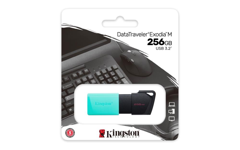MEMORIA KINGSTON USB 256GB EXODIA M-VERDE 3.2