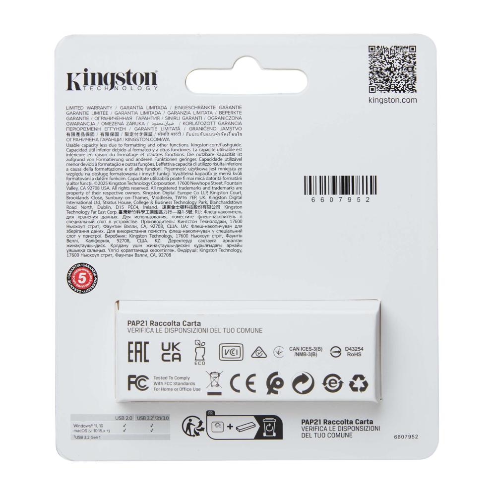 MEMORIA KINGSTON USB 512GB EXODIA S 3.2 YELLOW GIRATORIA
