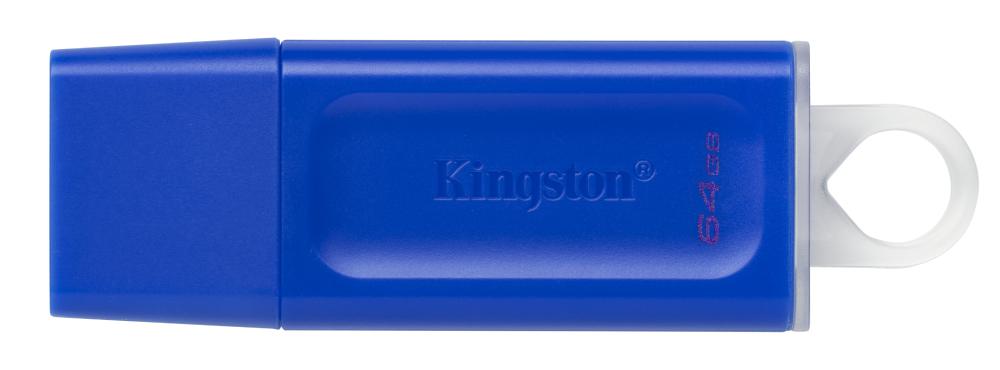 MEMORIA USB  KINGSTON 64 GB EXODIA 3.2 AZUL