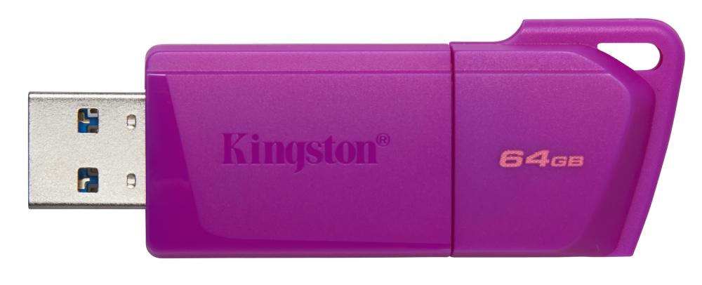 MEMORIA USB  KINGSTON 64 GB EXODIA M-MORADO