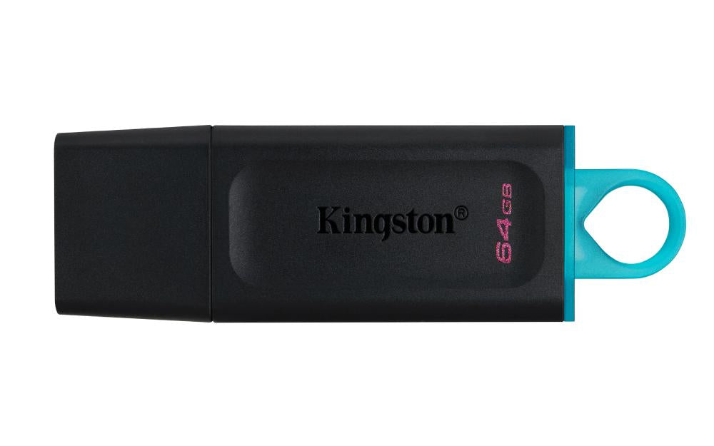 MEMORIA USB  KINGSTON 64 GB EXODIA 3.2 NEGRO