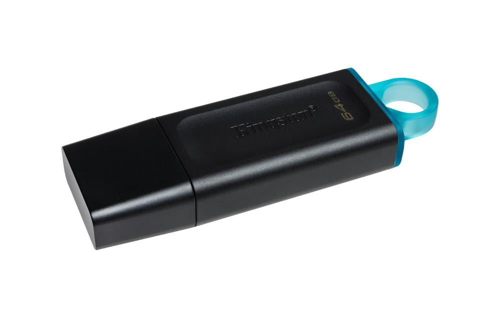 MEMORIA USB  KINGSTON 64 GB EXODIA 3.2 NEGRO