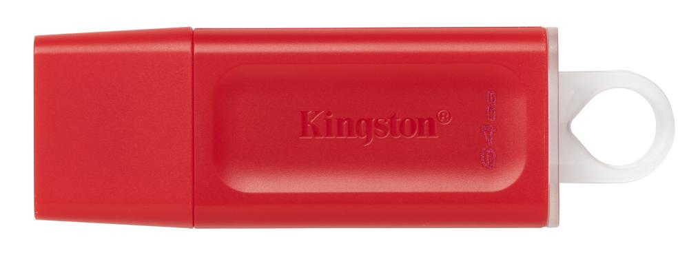 MEMORIA USB  KINGSTON 64 GB EXODIA 3.2 ROJO
