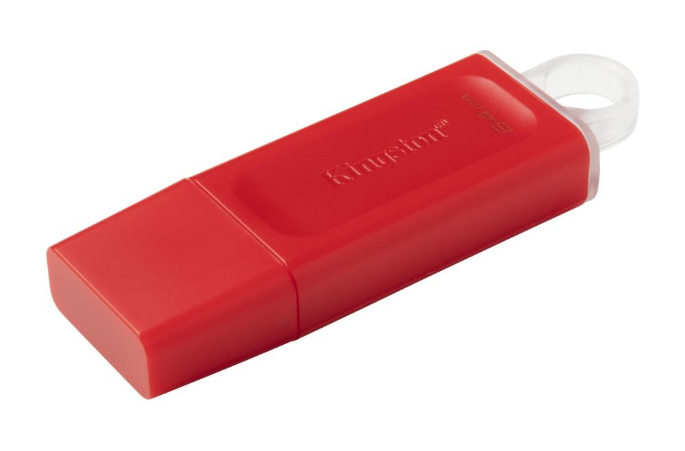 MEMORIA USB  KINGSTON 64 GB EXODIA 3.2 ROJO