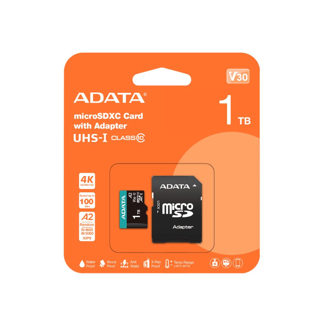 MEMORIA MICRO SD ADATA 512GB V10 U1 CLASE 10