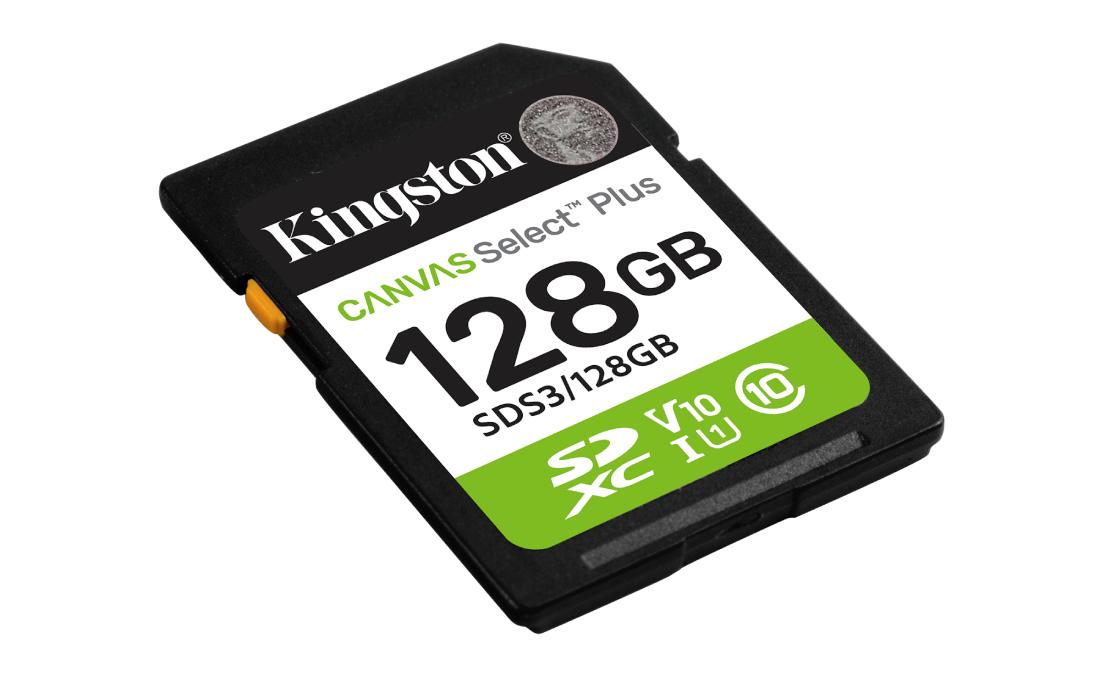 MEMORIA SD KINGSTON 128 GB CLASE 10 U1 150/MBS A1