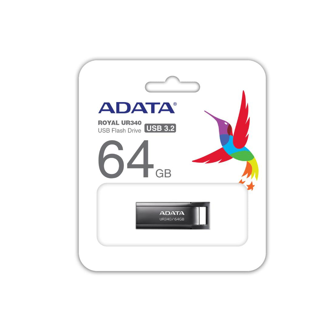 MEMORIA USB ADATA UR340 64GB 3.2 METAL