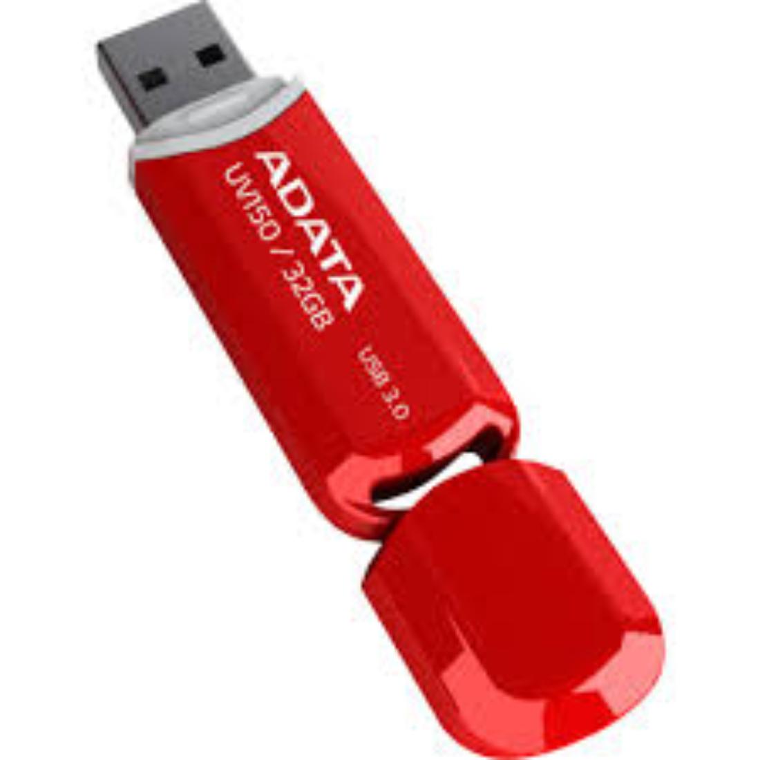 MEMORIA USB ADATA UV150 32GB 3.2 ROJO